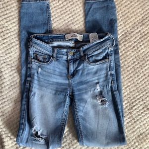 Ripped skinny jeans from Hollister